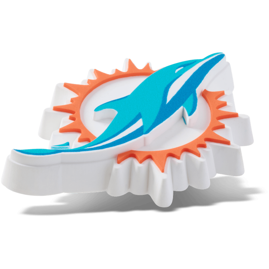 Crocs Trusted NFL Miami Dolphins Logo Jibbitz™ charms