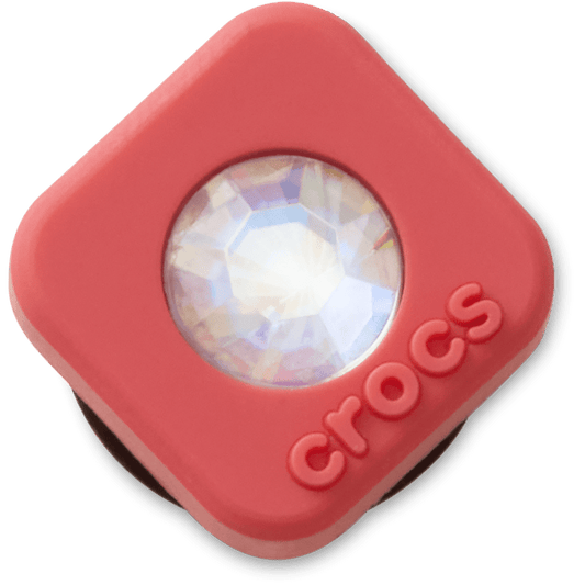 Crocs Great Value Red Square PVC SMT Gem Jibbitz™ charms