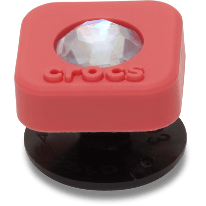 Crocs Great Value Red Square PVC SMT Gem Jibbitz™ charms
