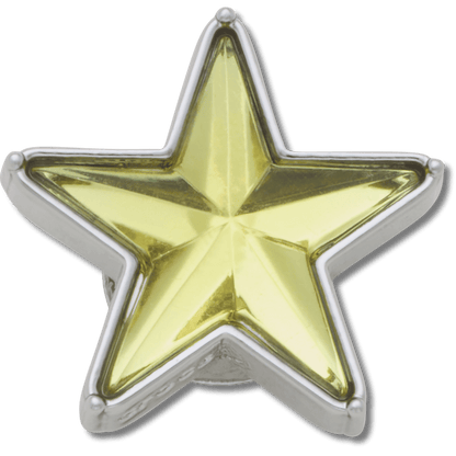 Crocs Great Value Silver and Green SMT Gem Star Jibbitz™ charms