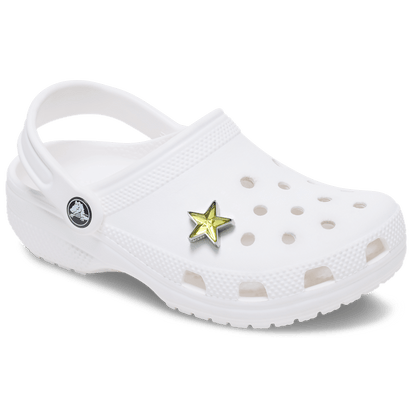 Crocs Great Value Silver and Green SMT Gem Star Jibbitz™ charms
