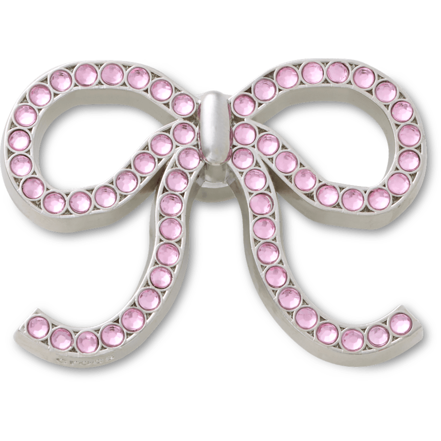 Crocs Everyday Pink Glittery Bow Jibbitz™ charms