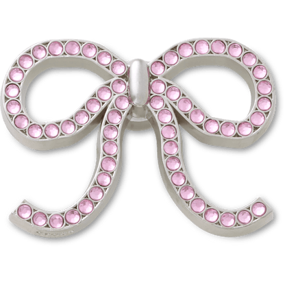 Crocs Everyday Pink Glittery Bow Jibbitz™ charms