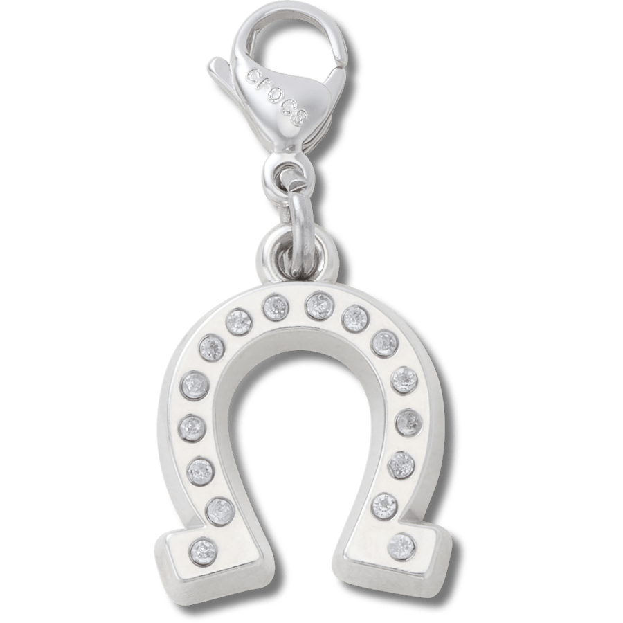 Crocs New Lucky Silver Horseshoe Charm Jibbitz charm