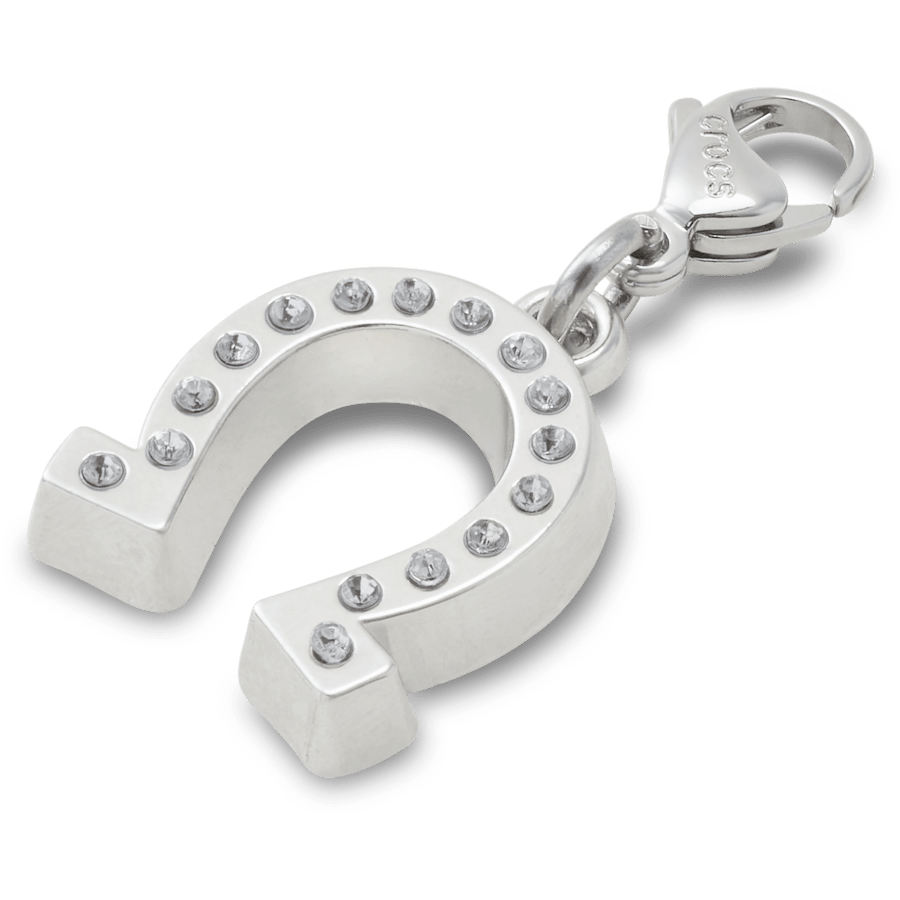 Crocs New Lucky Silver Horseshoe Charm Jibbitz charm