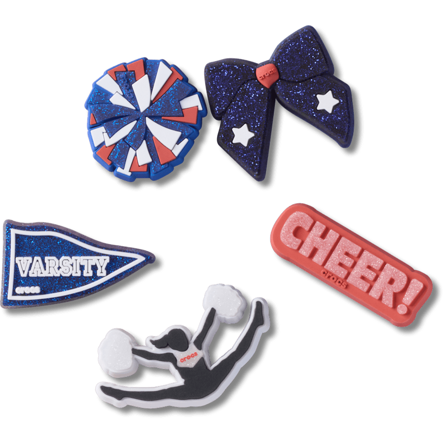 Crocs Hot Sale Cheer 5 Pack Jibbitz™ charms