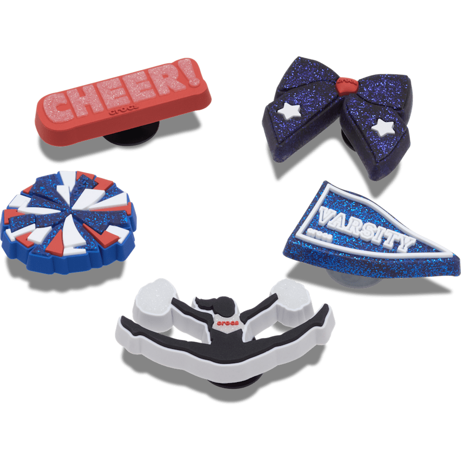 Crocs Hot Sale Cheer 5 Pack Jibbitz™ charms