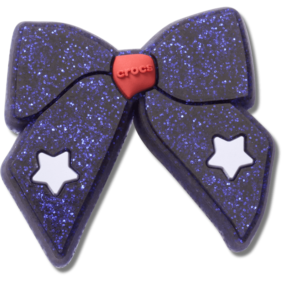 Crocs Everyday Glittery Blue Bow Jibbitz™ charms
