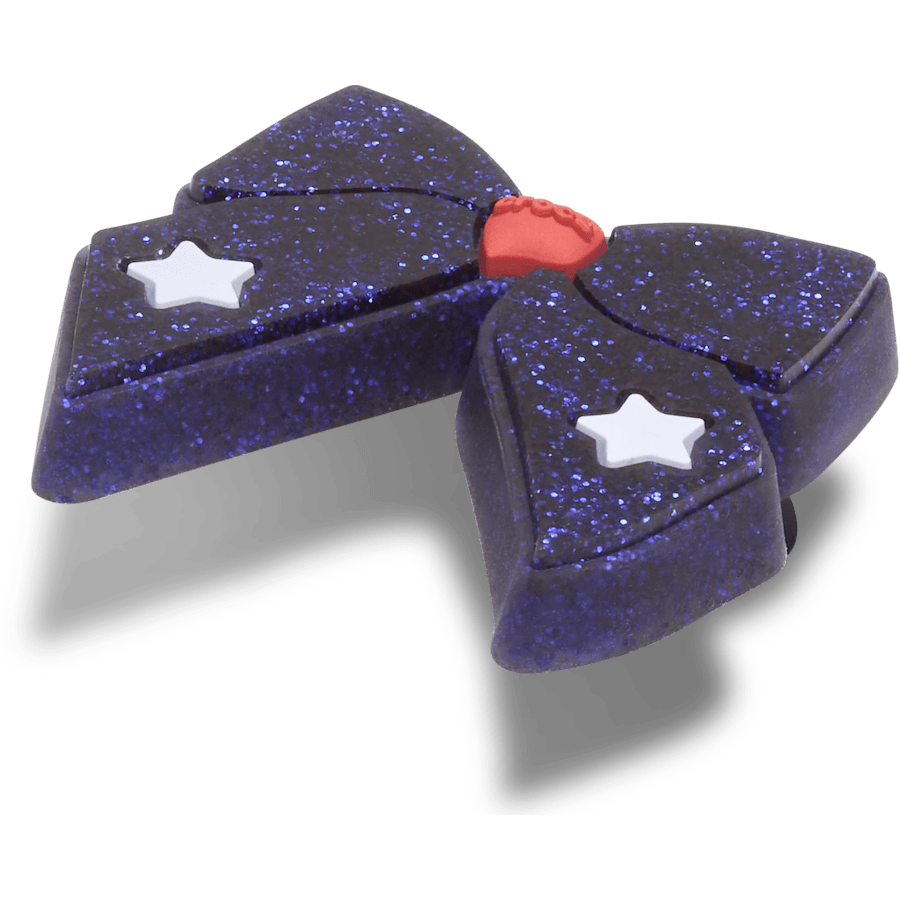Crocs Everyday Glittery Blue Bow Jibbitz™ charms