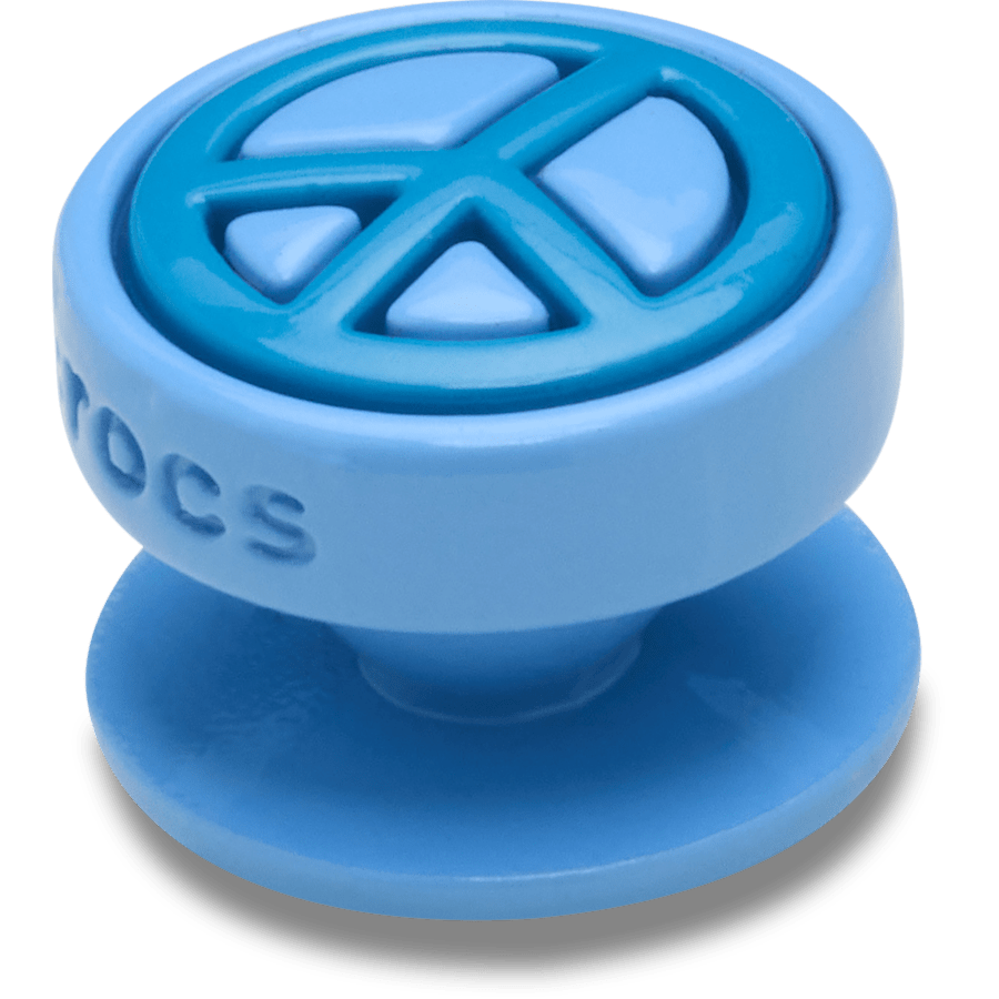 Crocs Quality Blue Peace Sign Icon Jibbitz™ charms
