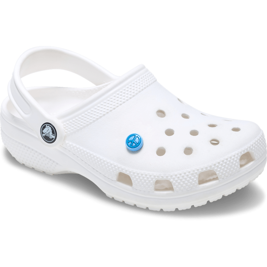 Crocs Quality Blue Peace Sign Icon Jibbitz™ charms
