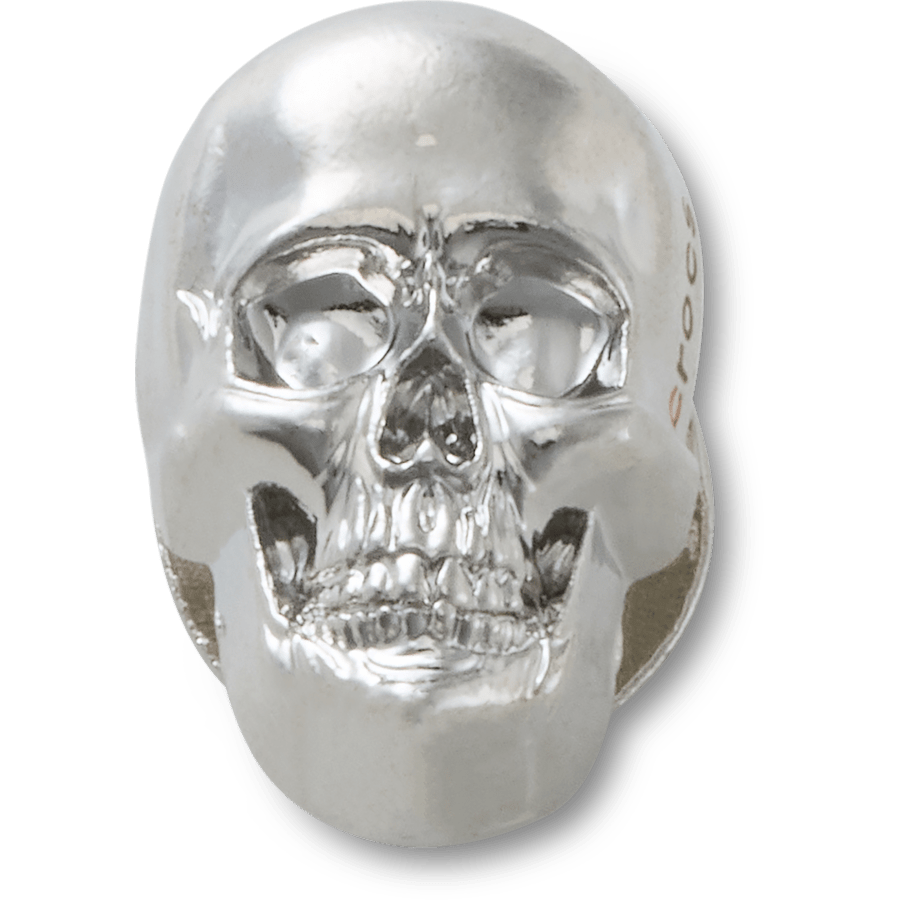 Crocs Exclusive Silver Skull Jibbitz™ charms