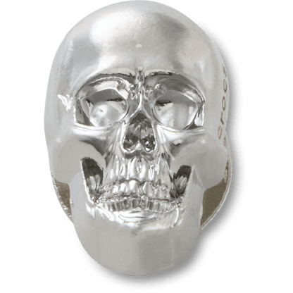 Crocs Exclusive Silver Skull Jibbitz™ charms