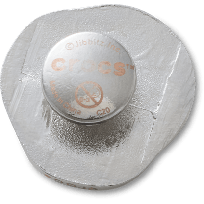 Crocs Trending Silver and Pearl Disc Jibbitz™ charms