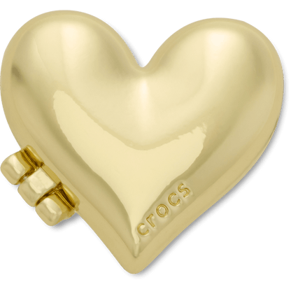 Crocs Featured Gold Bubble Locket Heart Jibbitz™ charms