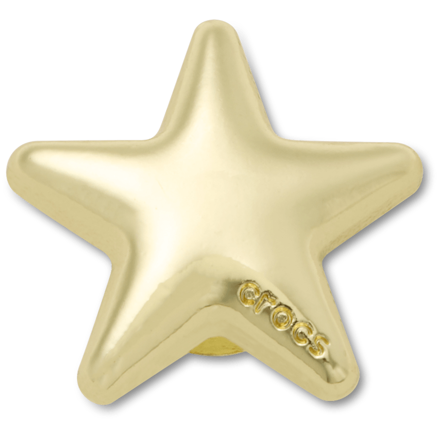 Crocs Best Seller Gold Bubble Star Jibbitz™ charms