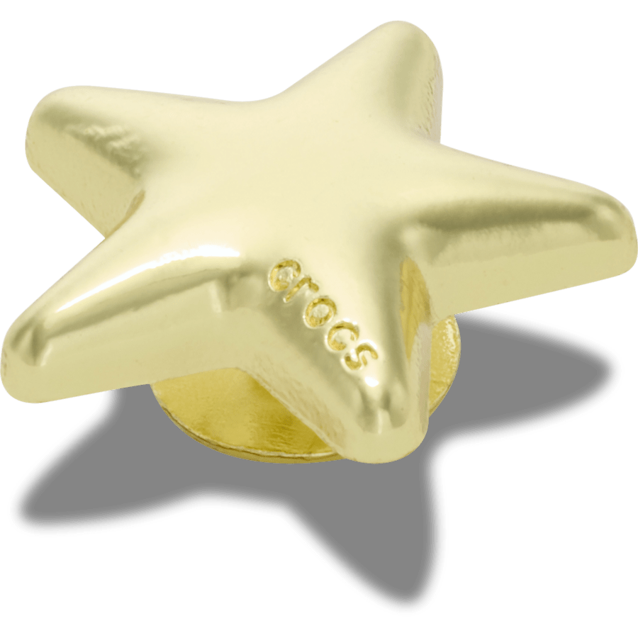 Crocs Best Seller Gold Bubble Star Jibbitz™ charms
