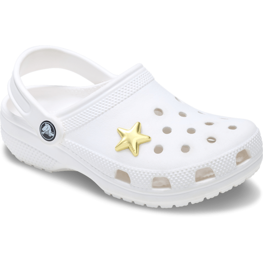 Crocs Best Seller Gold Bubble Star Jibbitz™ charms