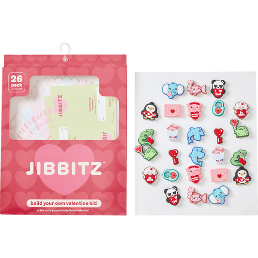 Crocs Discount Valentines Day Card 26 Pack Jibbitz™ charms