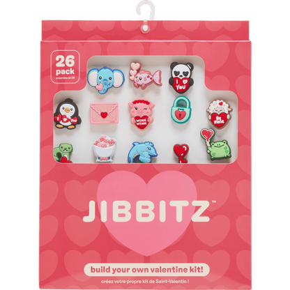 Crocs Discount Valentines Day Card 26 Pack Jibbitz™ charms