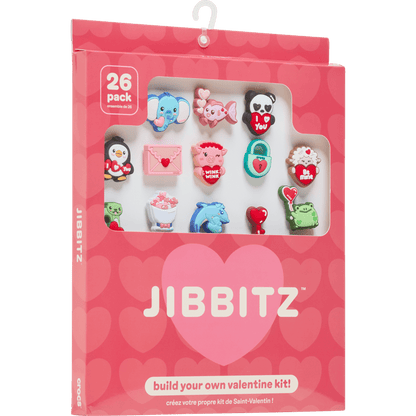 Crocs Discount Valentines Day Card 26 Pack Jibbitz™ charms