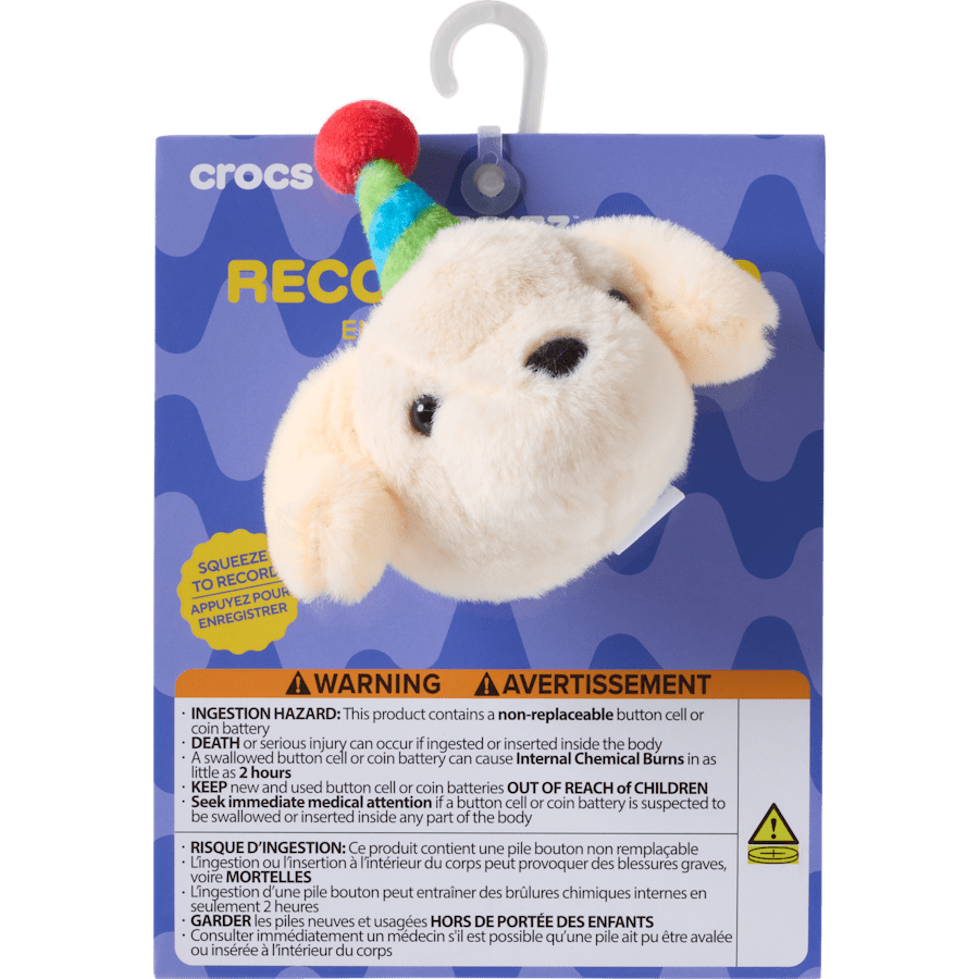 Crocs Smart Buy Record Your Own Sound Birthday Jibbitz™ charms
