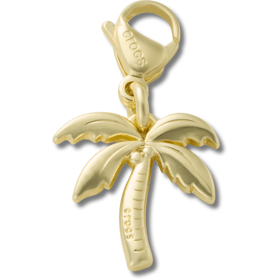 Crocs Best Seller Gold Palm Tree Charm Jibbitz charm