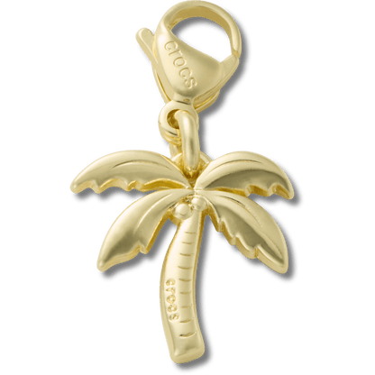 Crocs Best Seller Gold Palm Tree Charm Jibbitz charm