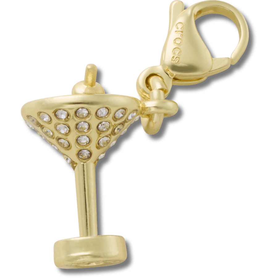 Crocs Sale Gold Martini Charm Jibbitz charm