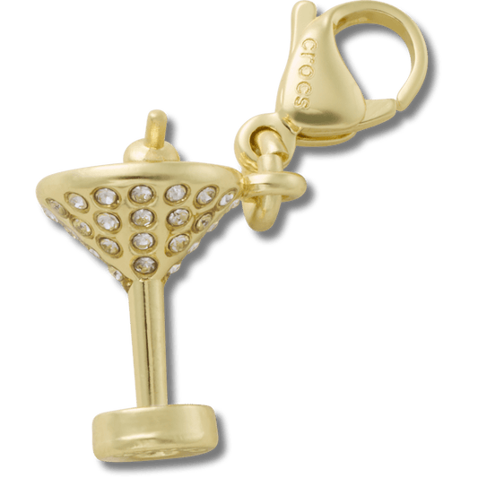 Crocs Sale Gold Martini Charm Jibbitz charm