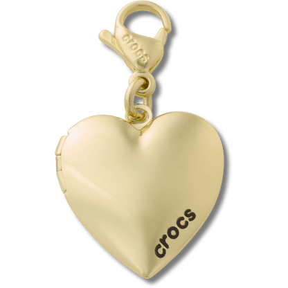 Crocs Popular Gold Locket Charm Jibbitz charm