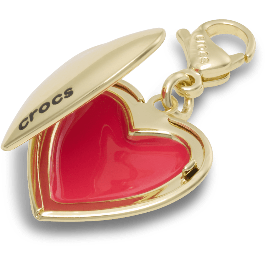 Crocs Popular Gold Locket Charm Jibbitz charm
