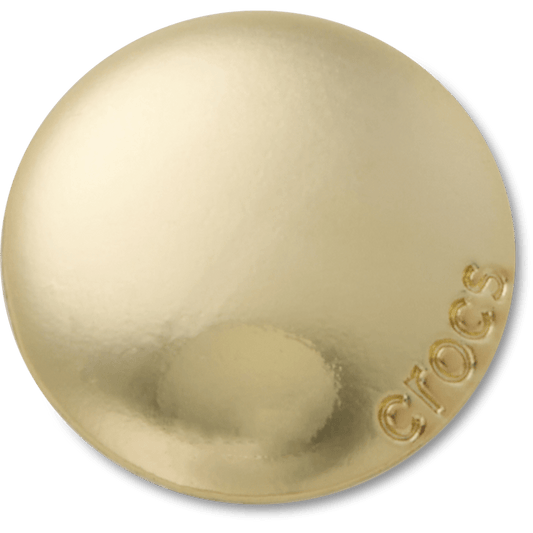 Crocs Best Price Large Gold Circle Stud Jibbitz™ charms