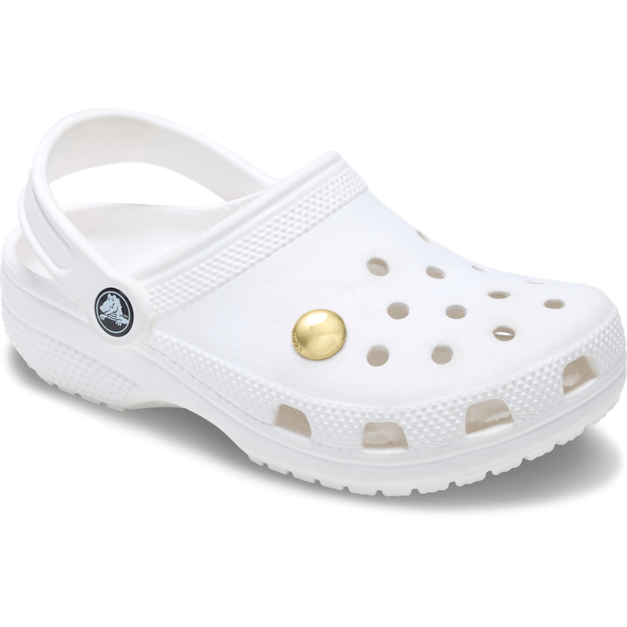 Crocs Best Price Large Gold Circle Stud Jibbitz™ charms