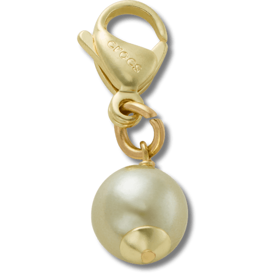 Crocs Best Price Gold and Green SMT Pearl Charm Jibbitz charm