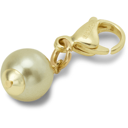 Crocs Best Price Gold and Green SMT Pearl Charm Jibbitz charm