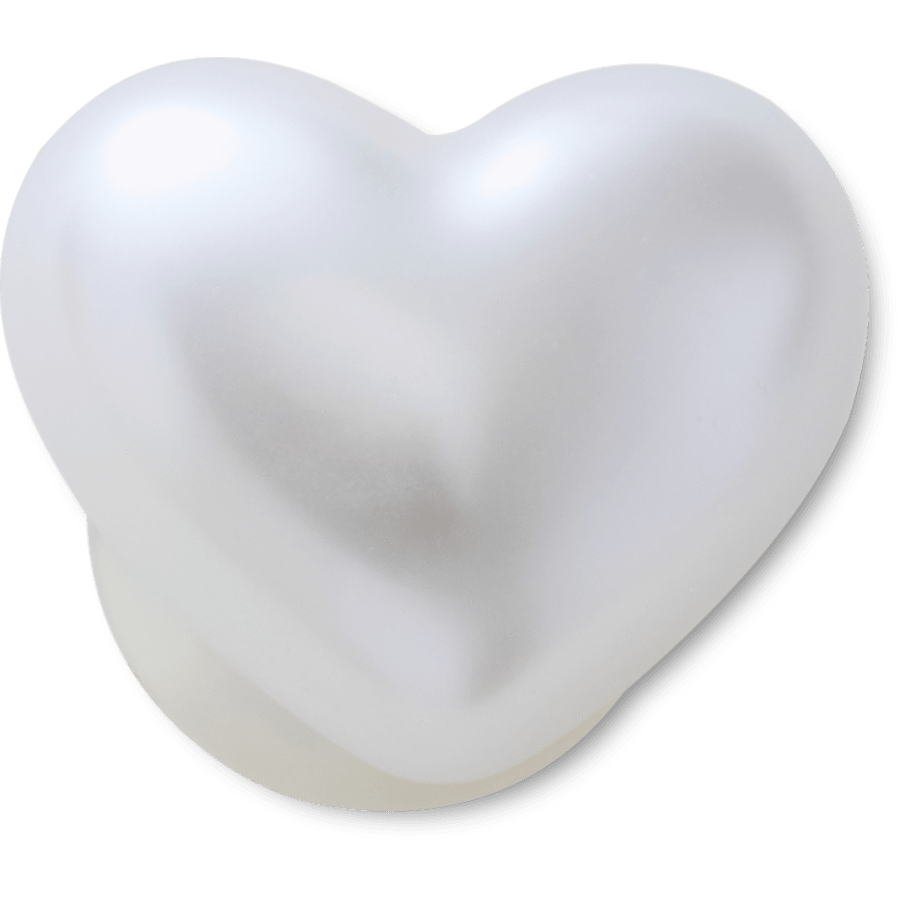 Crocs Recommended Pearl Heart Jibbitz™ charms