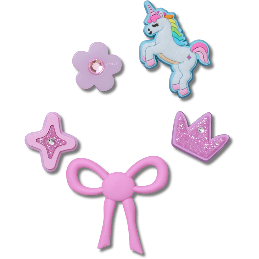 Crocs New Sweet Pink Girls 5 Pack Jibbitz™ charms