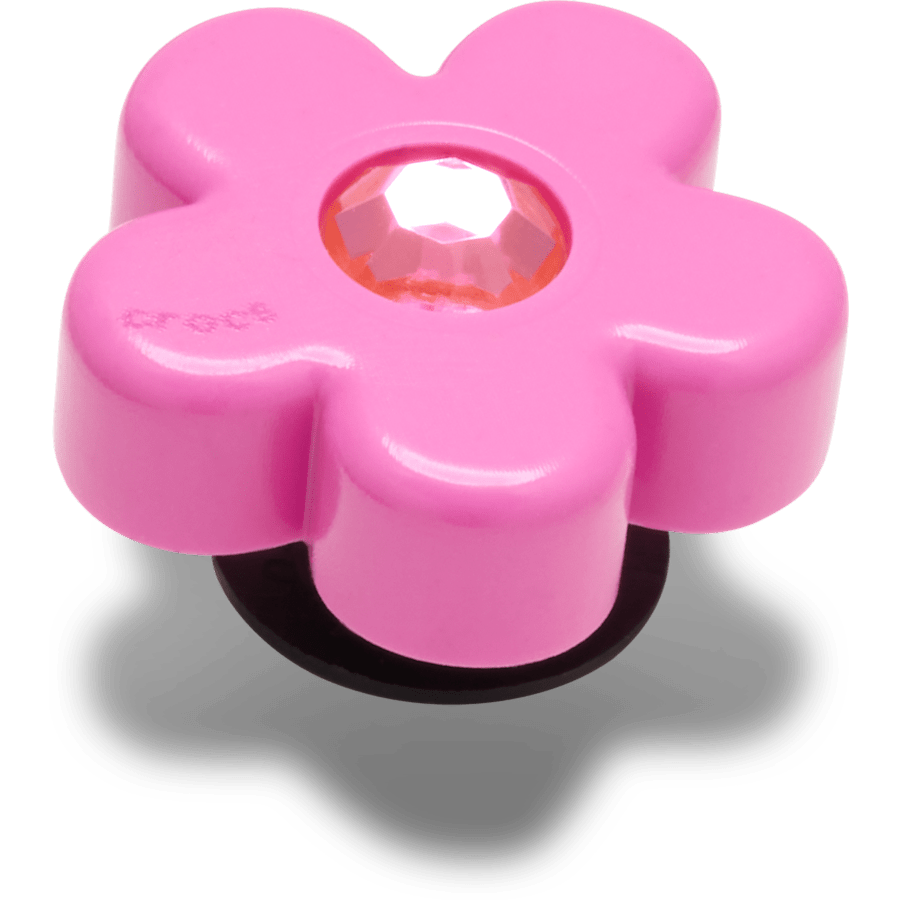 Crocs Top Pick Bright Pink Flower With Gem Jibbitz™ charms