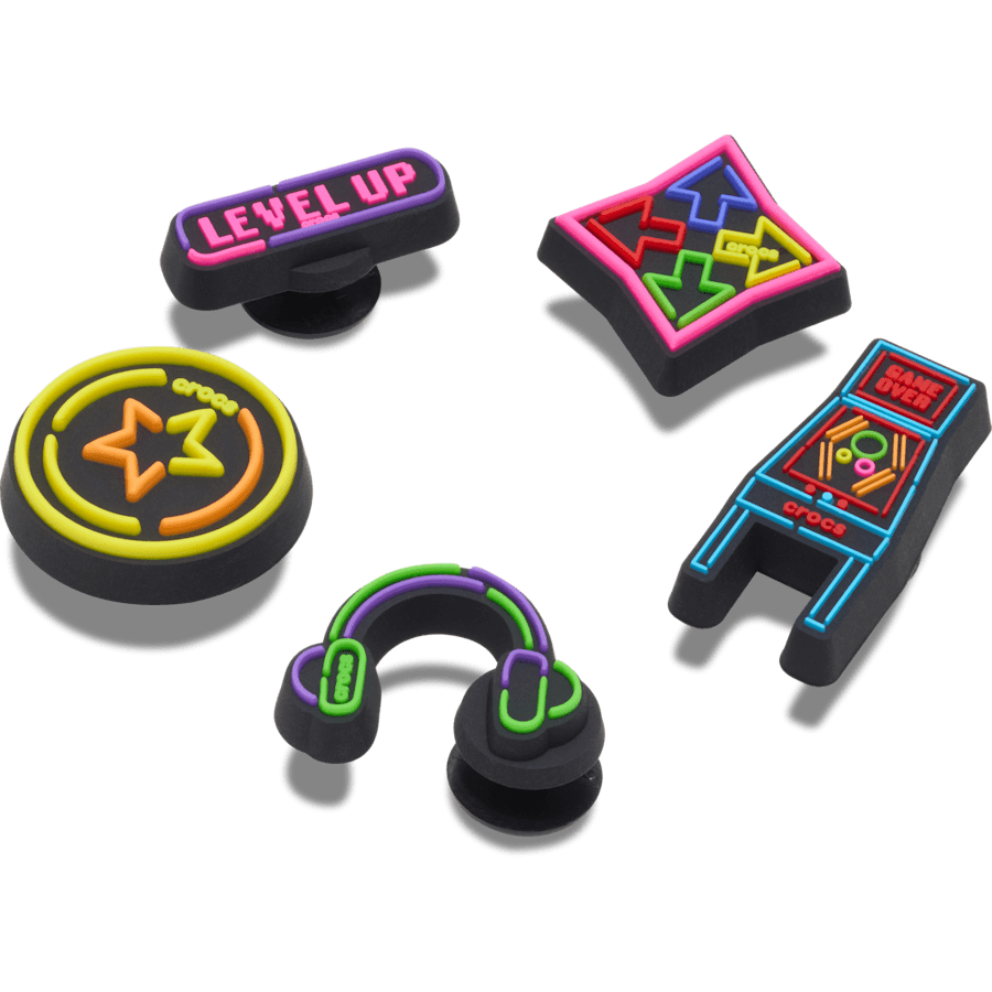 Crocs Smart Buy Level Up Gamer 5 Pack Jibbitz™ charms