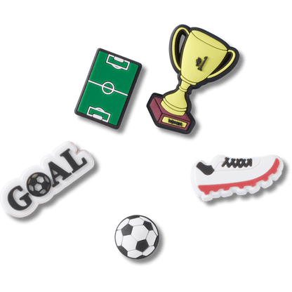 Crocs Best Seller Soccer Star 5 Pack Jibbitz™ charms