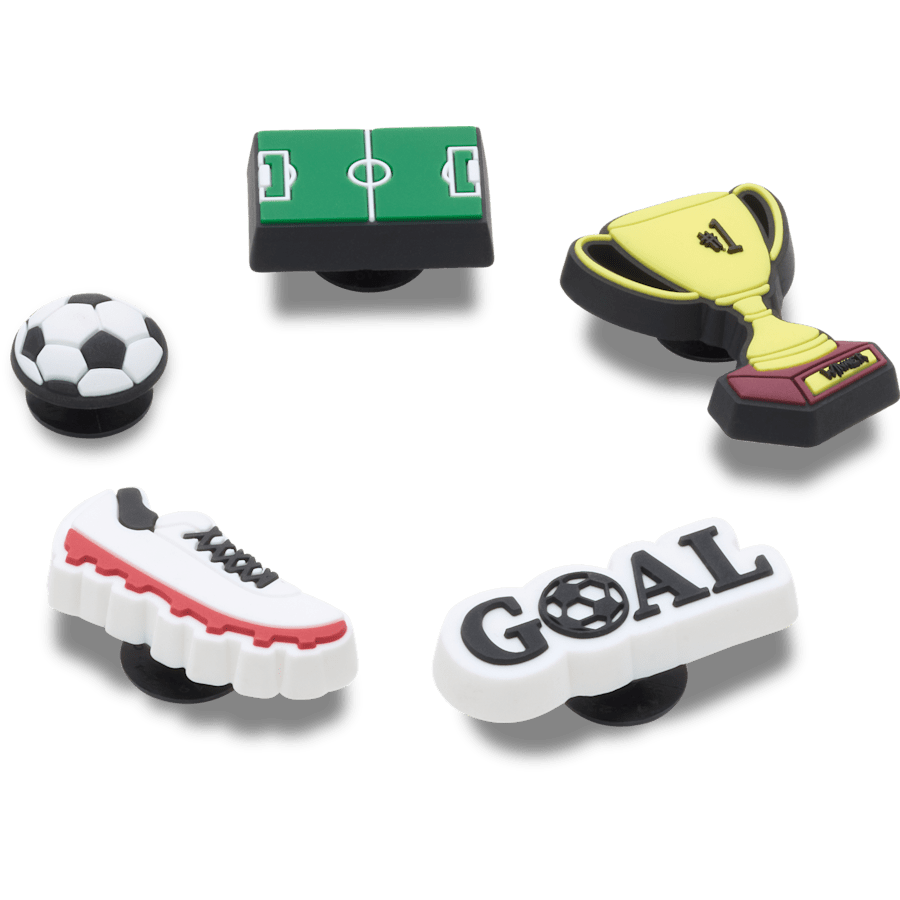 Crocs Best Seller Soccer Star 5 Pack Jibbitz™ charms