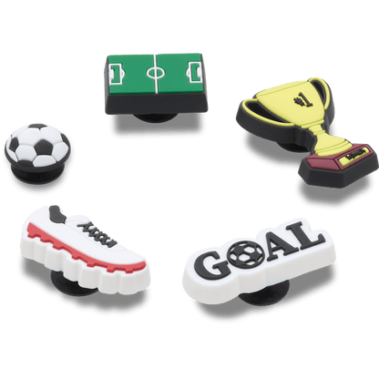 Crocs Best Seller Soccer Star 5 Pack Jibbitz™ charms