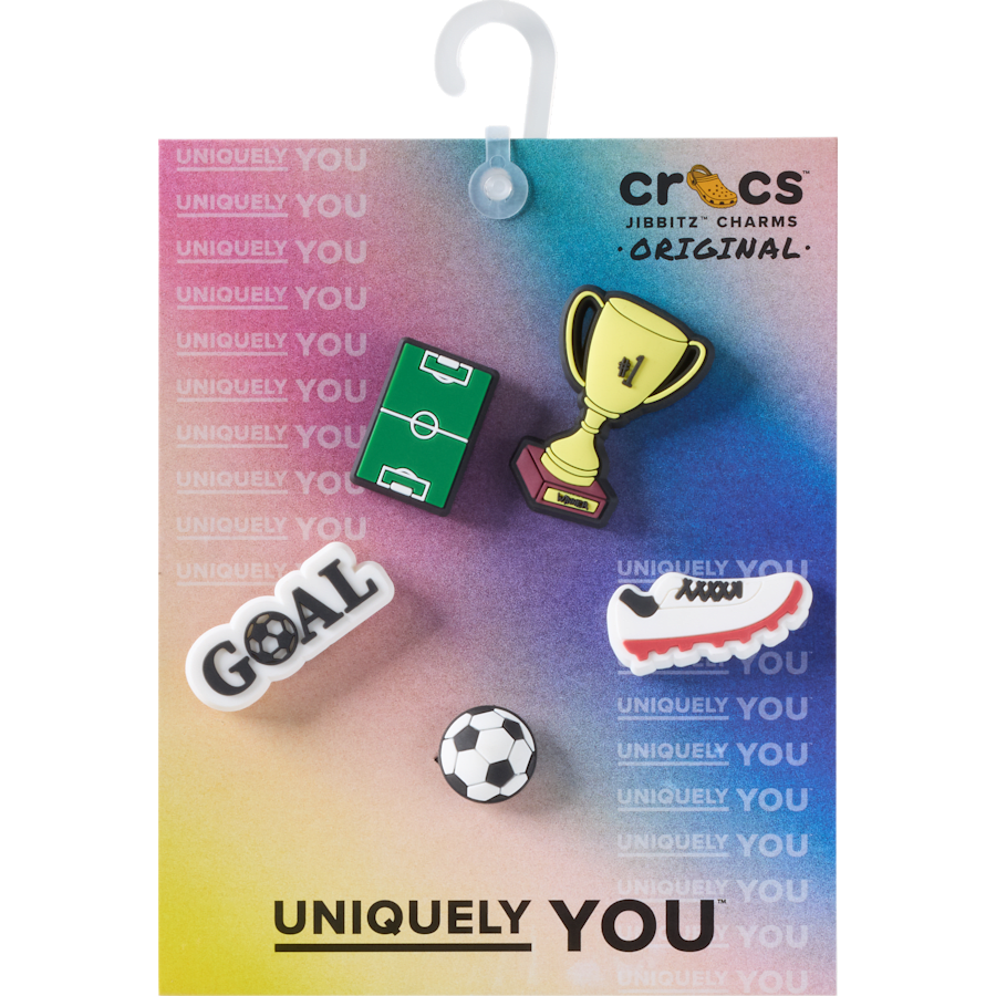 Crocs Best Seller Soccer Star 5 Pack Jibbitz™ charms