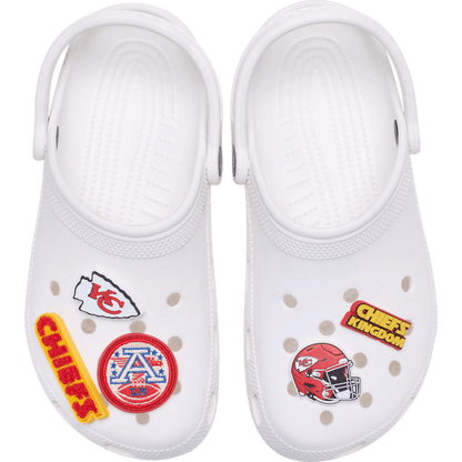 Crocs Customer Favorite NFL Kansas City Chiefs 5 Pack Jibbitz Shoe Charm