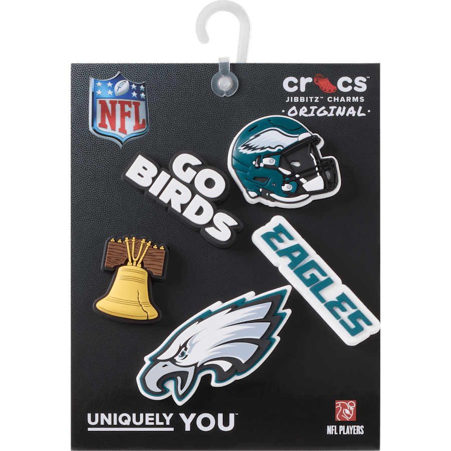 Crocs Sale NFL Philadelphia Eagles 5 Pack Jibbitz Shoe Charm
