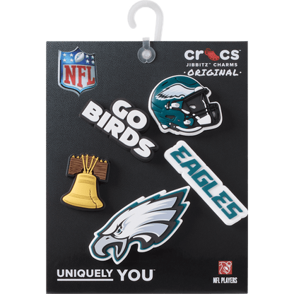 Crocs Sale NFL Philadelphia Eagles 5 Pack Jibbitz Shoe Charm