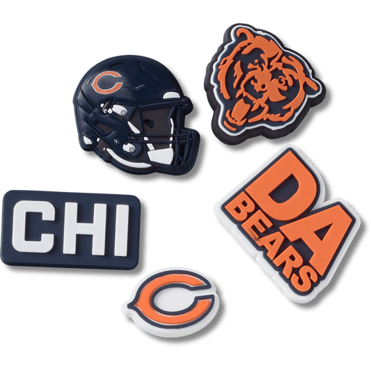 Crocs Great Value NFL Chicago Bears 5 Pack Jibbitz Shoe Charm