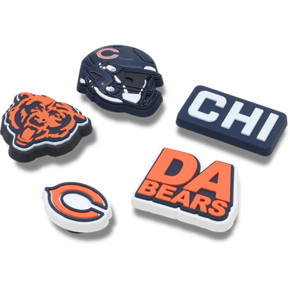 Crocs Great Value NFL Chicago Bears 5 Pack Jibbitz Shoe Charm