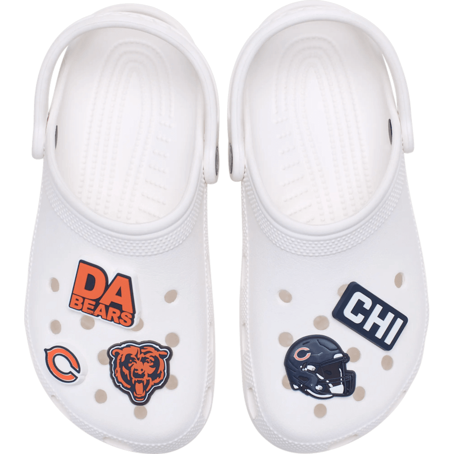 Crocs Great Value NFL Chicago Bears 5 Pack Jibbitz Shoe Charm